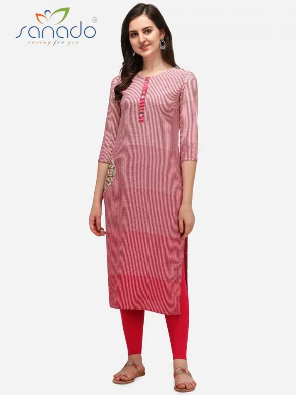 Sanedo Daisy Fancy Viscose Embroidery Kurti 